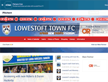 Tablet Screenshot of lowestofttownfc.co.uk